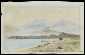 Richmond, James Crowe, 1822-1898 :Kepler mountains, L. Anau. 1889