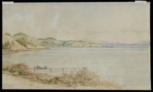 Barraud, Charles Decimus, 1822-1897 :Nelson from the Wakapuwaka Road. April 1888