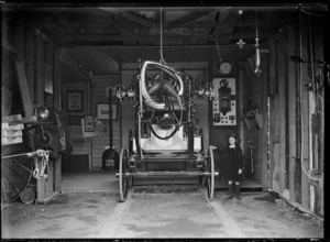 Interior of the old Petone Fire Station.