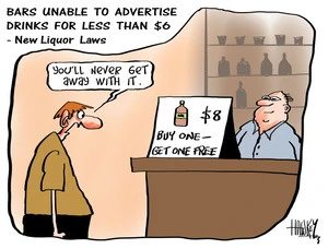 Hawkey, Allan Charles, 1941- :Liquor laws. 23 December 2013