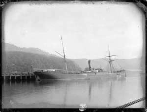 Steamship Sorrento at Port Chalmers.