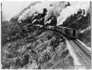 Steam train on the Rimutaka Incline