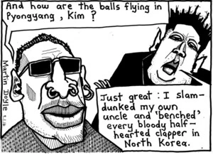 Doyle, Martin, 1956- :Talking basketball in Pyongyang. 9 January 2014