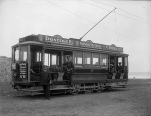 Tram at Castlecliff, Wanganui