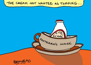 Bromhead, Peter, 1933-:The cream not wanted as topping... 15 January 2014