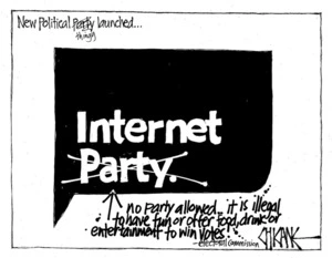 Winter, Mark, 1958- :Internet Party. 17 January 2014