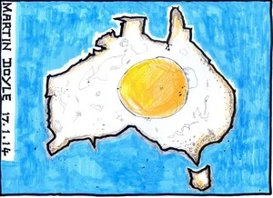 Doyle, Martin, 1956- :Australian fry-up. 21 January 2014