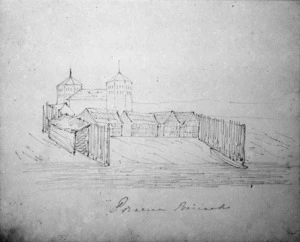 Wynyard, Robert Henry, 1802-1864 :Porirua Barracks [1852]