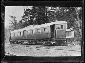 Thomas transmission rail motor car, 1916