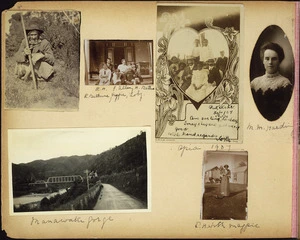 Harding family and friends, Manawatu Gorge and Apia