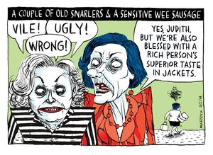 Murdoch, Sharon Gay, 1960- :A couple of old snarlers & a sensitive wee sausage. 5 February 2014