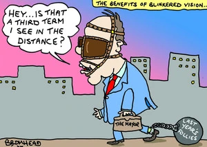 Bromhead, Peter, 1933-:The benefits of blinkered vision. 2 February 2014