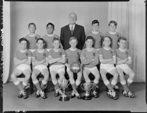 Northern Association Football Club, 6th grade soccer team of 1965 with trophies