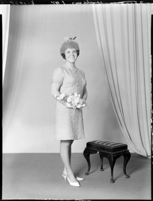 Unidentified attendant, probably Williams family wedding