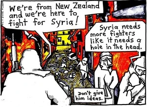 Doyle, Martin, 1956- :Kiwi jihadi. 11 February 2014