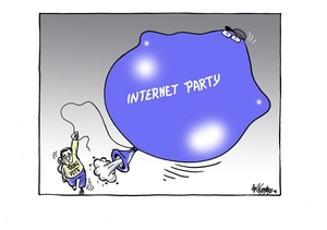 Hubbard, James, 1949- :[Internet Party]. 13 February 2014