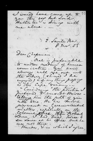 Letters from Joseph Parkes