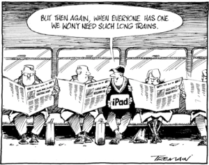 "But then again, when everyone has one we won't need such long trains." 23 July 2010