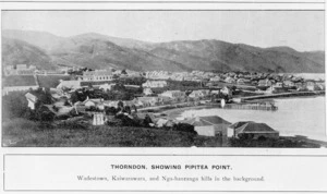 View of Thorndon, Wellington, showing Pipitea Point