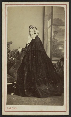 Sarony, Oliver Francois Xavier (Scarborough) fl 1820-1879 :Portrait of Mary Ann Wren
