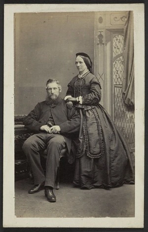 Sawyer, John Robert Mather, 1828-1889: Portrait of Mr and Mrs Harrison