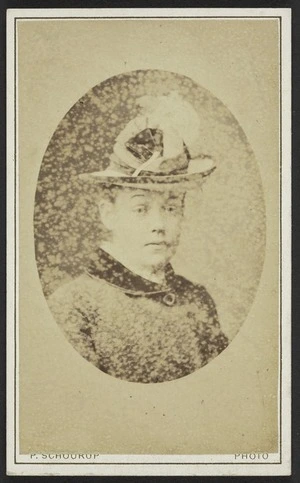 Schourup, Peter, 1837-1887 (Christchurch) fl 1885 :Portrait of Mary Graham
