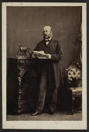 Silvy, C (London) fl 1860s-1880s :Portrait of unidentified man