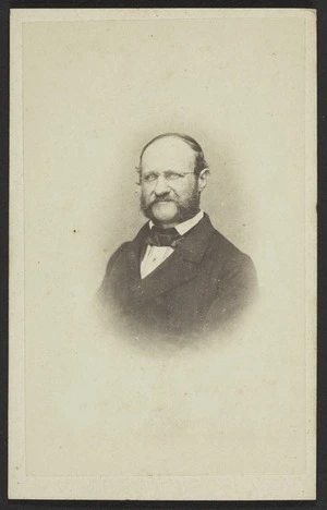 Schultz, Franz, 1813-1865: Portrait of Georg von Frauenfeld