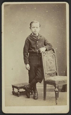 Spanton, W S (Bury St Edmonds) :Portrait of unidentified young boy