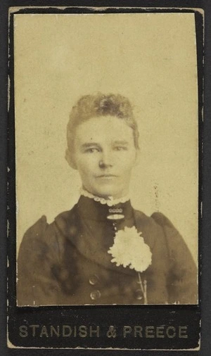 Standish & Preece (Christchurch) fl 1885-1900 :Portrait of Abbie Ronaldson