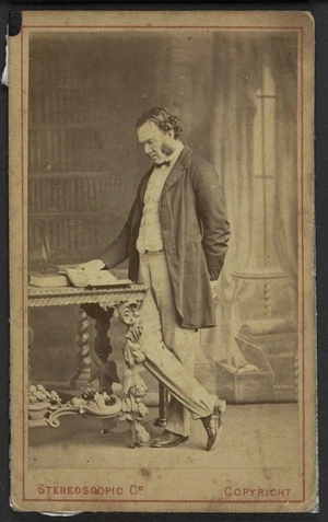 Stereoscopic Co (London) fl 1800s :Portrait of Lord Lyttelton