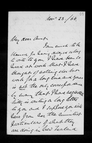 Letters from Henry Brewer Chapman