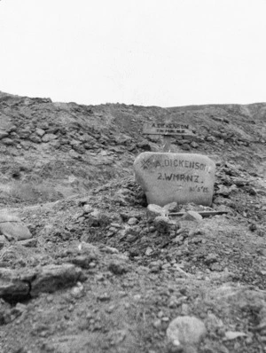 Grave of A Dickenson, 2nd Wellington Mounted Rifles, Gallipoli, Turkey