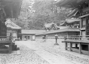 View of the main courtyard, Tosho-gu Shrine, Nikko, Japan