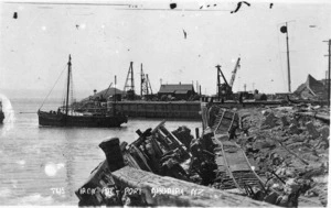 Photograph of the Iron Pot - Port Ahuriri