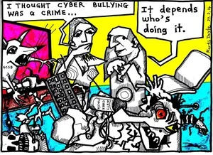 Doyle, Martin, 1956- :Cyber bullying makes us safer. 27 February 2014