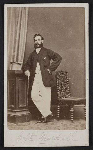 Swan, George Henry (Napier) 1833-1913 :Portrait of Captain Marshall