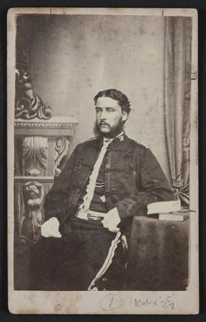 Swan & Wrigglesworth (Wellington) fl 1865 :Portrait of Captain St George d 1869