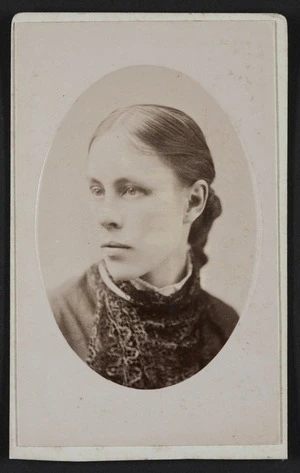 Taber, Isaiah, 1830-1912: Portrait of unidentified woman