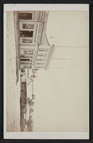 Tait Brothers (Hokitika) fl 1867 :Photograph of Post Office Hotel, Hokitika