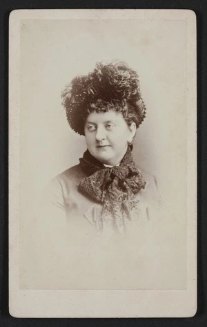 Treble, F, active 1880s: Portrait of Edith Laura Vernon Mainwaring