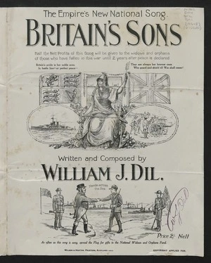 Britain's sons / written and composed by William J. Dil.