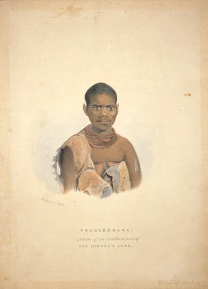 Bock, Thomas 1790-1855 :Truggernana, native of the southern part of Van Diemen's Land [Between 1831 and 1835]