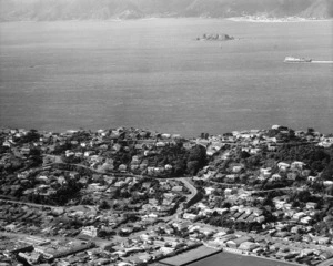 View of Miramar and Wellington Harbour