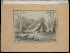 Swainson, William, 1789-1855 :Russels Cottage, Hutt Forest, N.Zd. / W.S. [ca 1846]