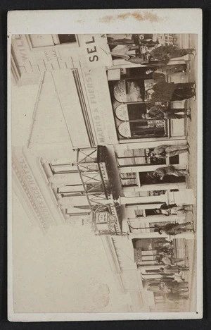 Tait Brothers, fl 1864-1867 (Firm): Hokitika street scene