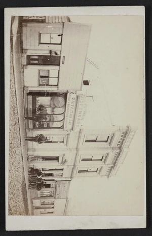 Tait Brothers (Hokitika) fl 1867 :Photograph of Royal George Hotel, Hokitika