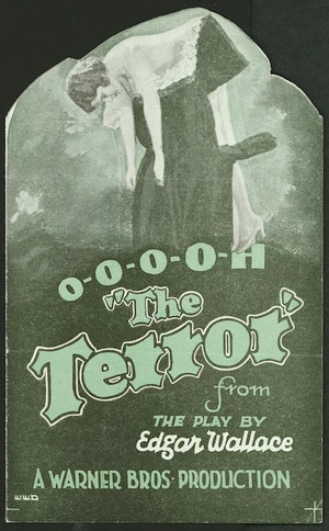 Warner Bros: O-o-o-o-h "The Terror" from the play by Edgar Wallace. A Warner Bros production [Front cover. 1929].