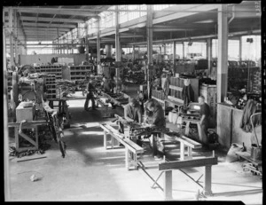 Car factory interior