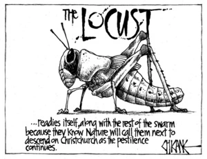 Winter, Mark, 1958- :The Locust. 7 March 2014